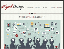 Tablet Screenshot of agentdesign.co.uk